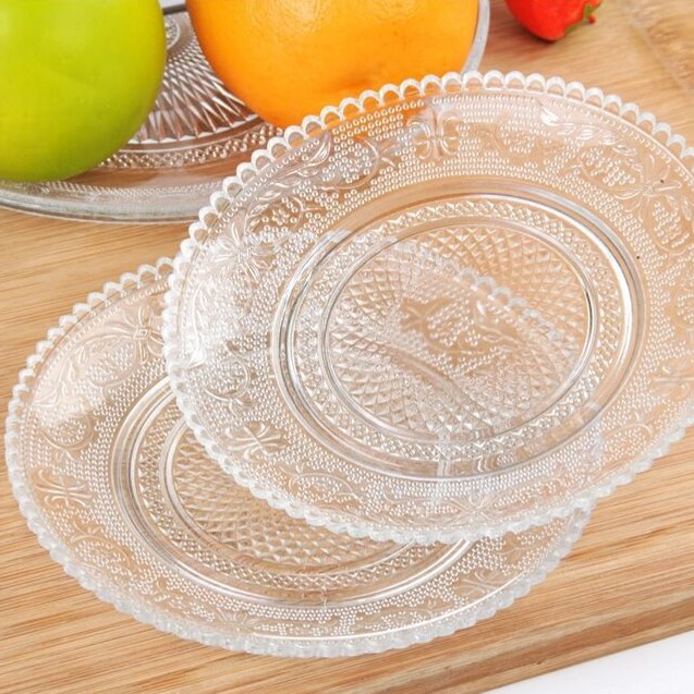 Decorated Chantilly Glass Plate_20230913164444